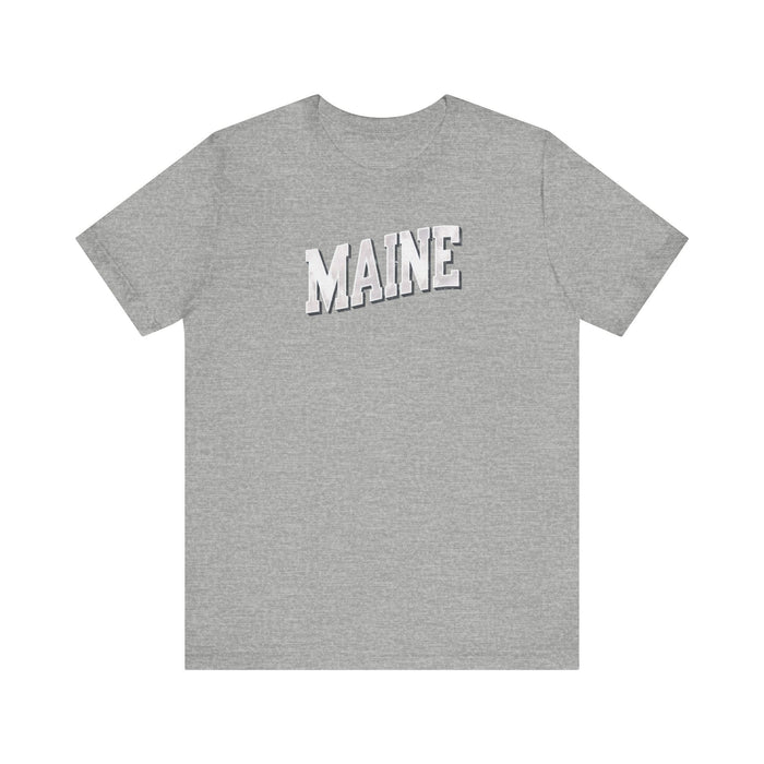 Printify T-Shirt Maine Pride Tee: Wear Your Love for The Pine Tree State! Unisex Shirt Great Gift Idea, Dad Gift, Brother Gift, Mom Gift, Sister Gift