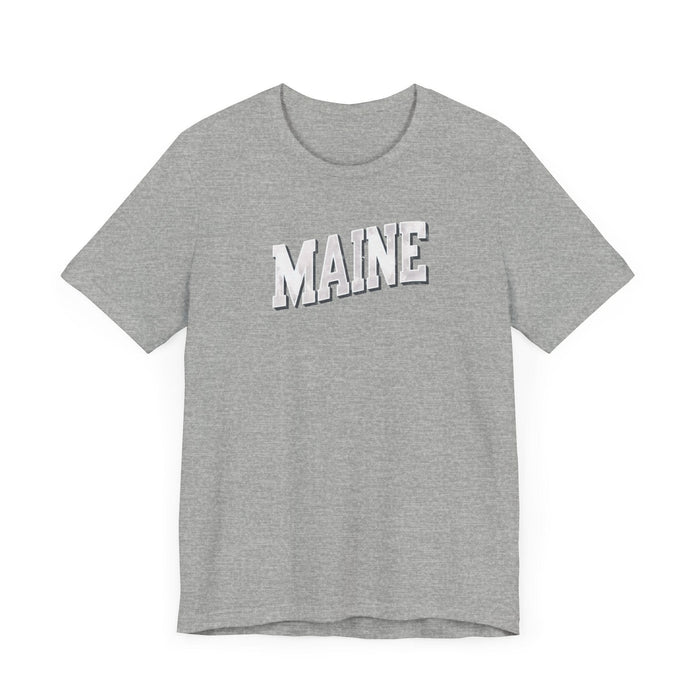 Printify T-Shirt Maine Pride Tee: Wear Your Love for The Pine Tree State! Unisex Shirt Great Gift Idea, Dad Gift, Brother Gift, Mom Gift, Sister Gift