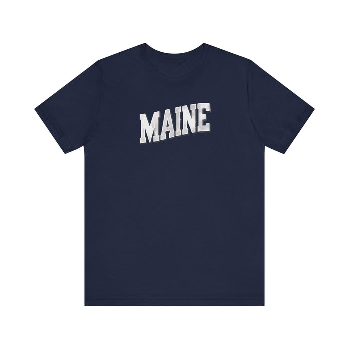 Printify T-Shirt Maine Pride Tee: Wear Your Love for The Pine Tree State! Unisex Shirt Great Gift Idea, Dad Gift, Brother Gift, Mom Gift, Sister Gift