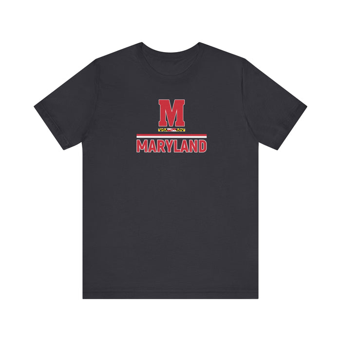 Printify T-Shirt Maryland University of College Park Tee Show Your Terp Pride Great Gift Idea College Gift Student Gift Teacher Gift Brother Gift Sister Gift