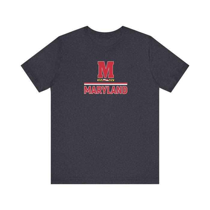 Printify T-Shirt Maryland University of College Park Tee Show Your Terp Pride Great Gift Idea College Gift Student Gift Teacher Gift Brother Gift Sister Gift