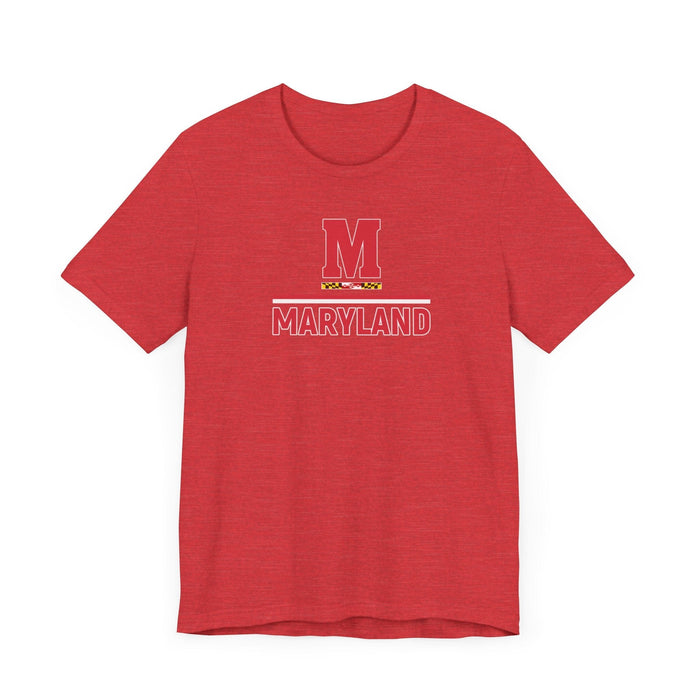 Printify T-Shirt Maryland University of College Park Tee Show Your Terp Pride Great Gift Idea College Gift Student Gift Teacher Gift Brother Gift Sister Gift