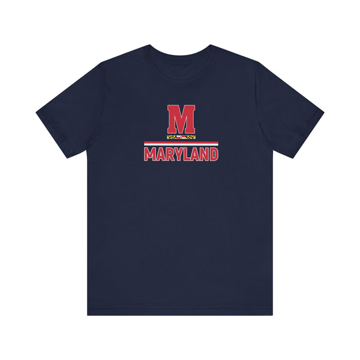 Printify T-Shirt Maryland University of College Park Tee Show Your Terp Pride Great Gift Idea College Gift Student Gift Teacher Gift Brother Gift Sister Gift