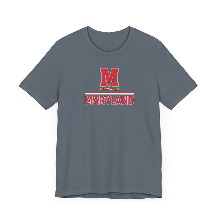 Printify T-Shirt Maryland University of College Park Tee Show Your Terp Pride Great Gift Idea College Gift Student Gift Teacher Gift Brother Gift Sister Gift