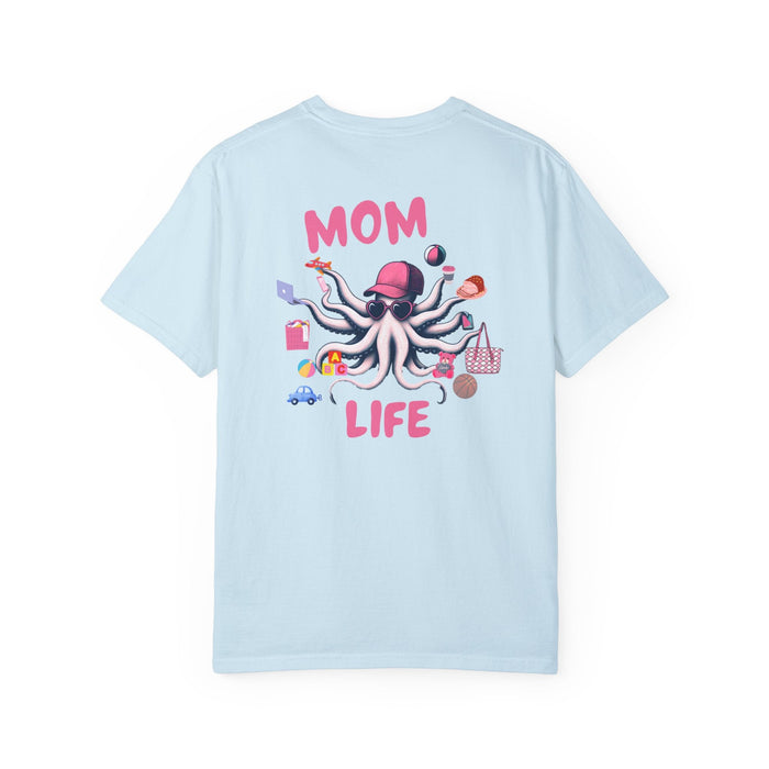 Printify T-Shirt Mom Life Juggling Act and Loving It Octopus Tshirt Comfy Cozy and all Cotton Tee Great for any Mom