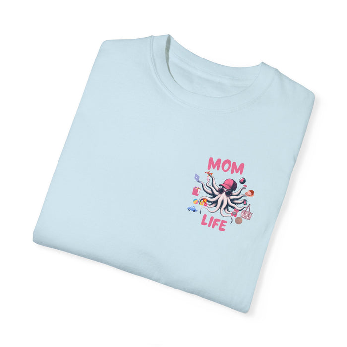 Printify T-Shirt Mom Life Juggling Act and Loving It Octopus Tshirt Comfy Cozy and all Cotton Tee Great for any Mom