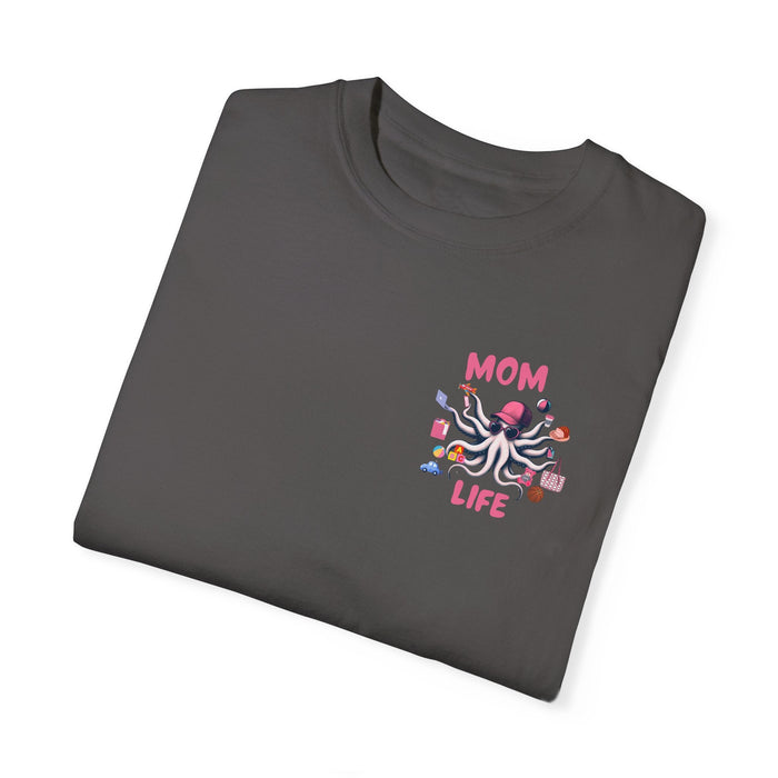 Printify T-Shirt Mom Life Juggling Act and Loving It Octopus Tshirt Comfy Cozy and all Cotton Tee Great for any Mom