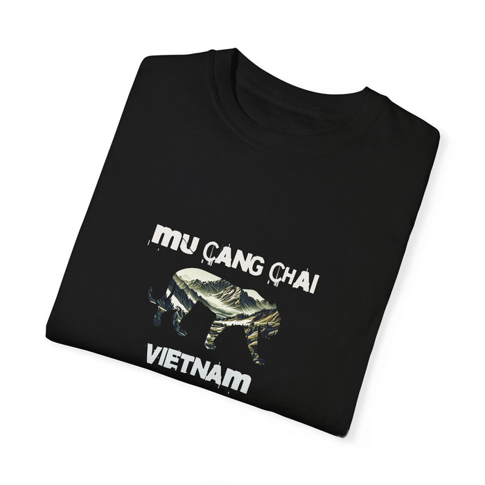 Printify T-Shirt Mu Cang Chai, Vietnam T-Shirt Comfortable Travel & Outdoor Adventure Tee