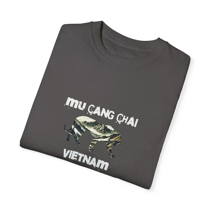 Printify T-Shirt Mu Cang Chai, Vietnam T-Shirt Comfortable Travel & Outdoor Adventure Tee