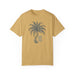 Printify T-Shirt Mustard / S Ocean Breeze & Palm Trees: Customize Your Comfort with Our Cozy Cotton Tee Great Gift Tshirt