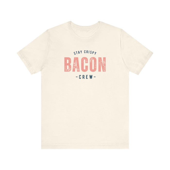 Printify T-Shirt Natural / S Join The Bacon Crew! Dive into Fun with Our Classic Tee! Bacon Lovers!