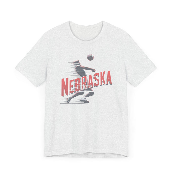 Printify T-Shirt Nebraska Volleyball Victory Unisex Jersey Short Sleeve Tee Great Gift, Team Sports, College Sports, Son Gift, Daughter Gift, Husband Gift