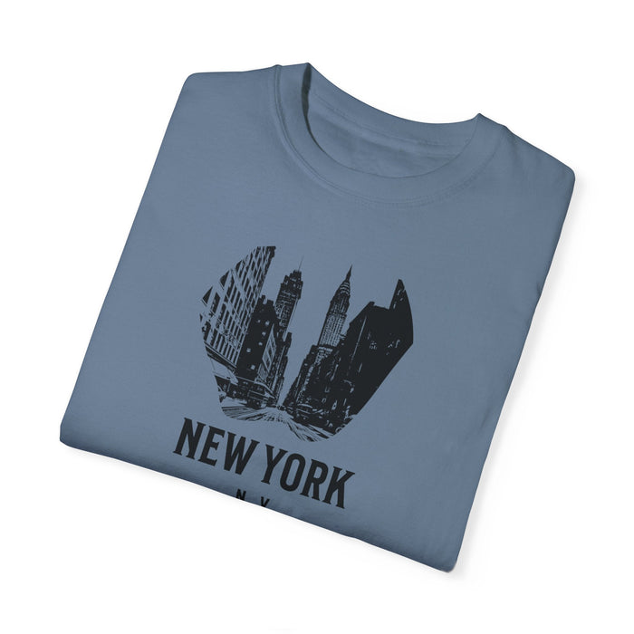 Printify T-Shirt New York City, N.Y. T-Shirt Comfortable Casual Travel & Outdoor Adventure Shirt