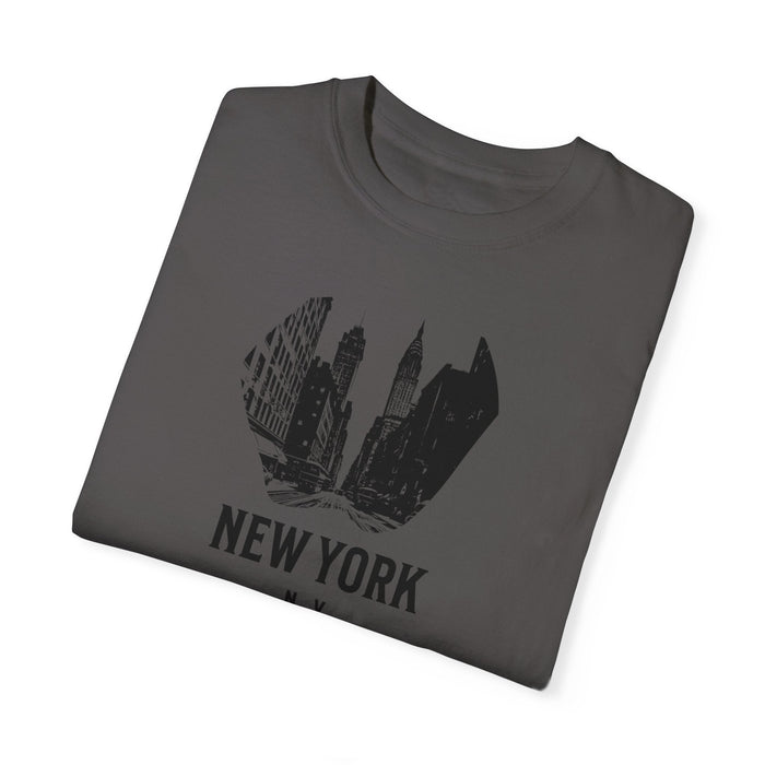 Printify T-Shirt New York City, N.Y. T-Shirt Comfortable Casual Travel & Outdoor Adventure Shirt