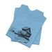 Printify T-Shirt Ocean Blue / XS By the Shore Cabin Tee Tranquil Waterfront Design Tshirt