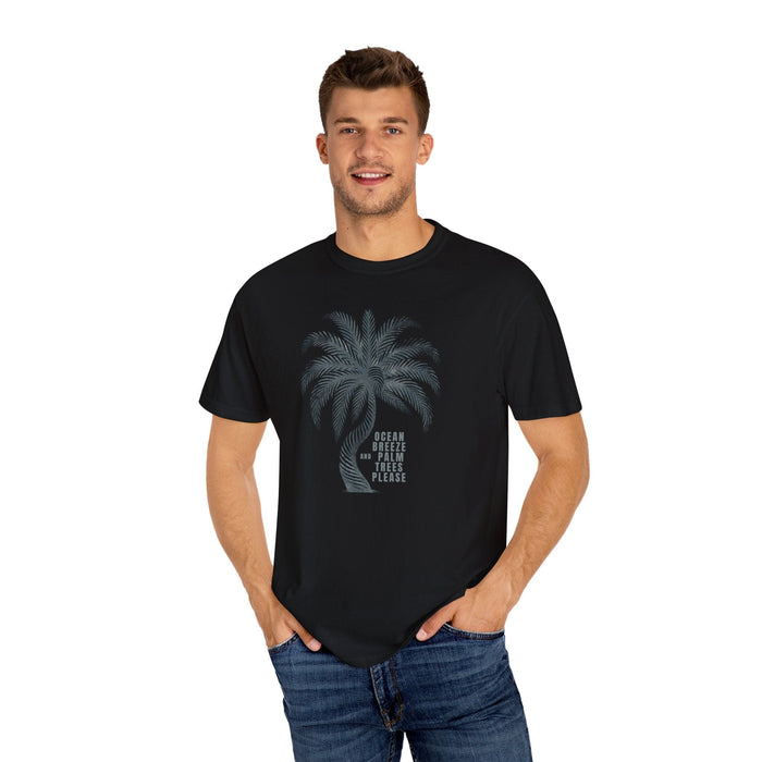 Printify T-Shirt Ocean Breeze & Palm Trees: Customize Your Comfort with Our Cozy Cotton Tee Great Gift Tshirt