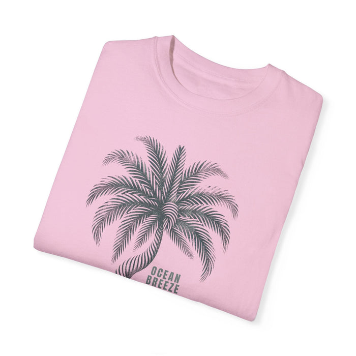 Printify T-Shirt Ocean Breeze & Palm Trees: Customize Your Comfort with Our Cozy Cotton Tee Great Gift Tshirt