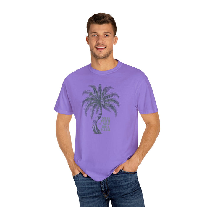 Printify T-Shirt Ocean Breeze & Palm Trees: Customize Your Comfort with Our Cozy Cotton Tee Great Gift Tshirt