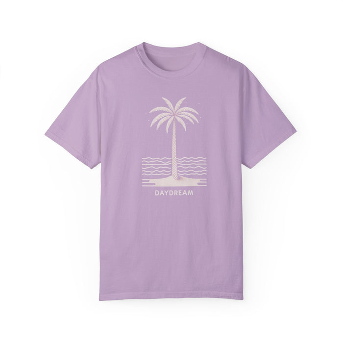 Printify T-Shirt Orchid / S Daydreaming Under The Palms Comfort Colors 1717 Tee Beach Shirt, Great Gift, Sister Gift, Wife Gift, Mom Gift, Mothers Day Gift Unisex