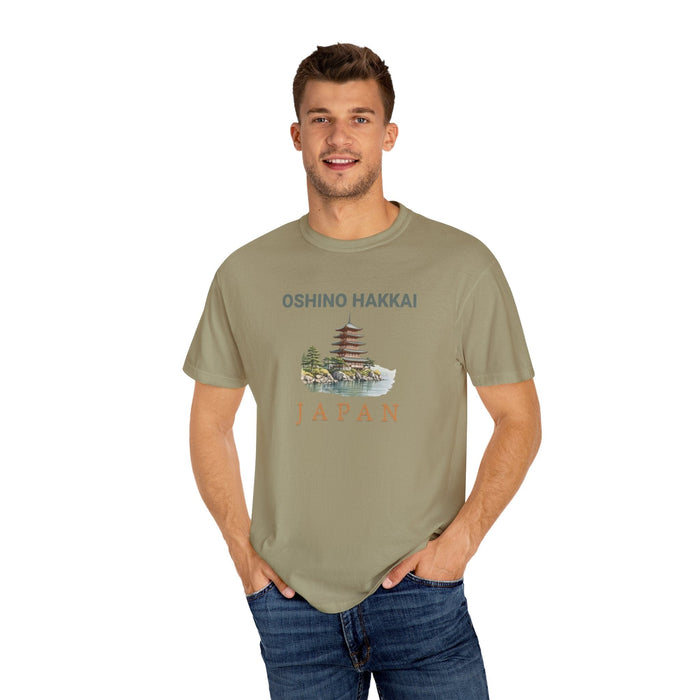 Printify T-Shirt Oshino Hakkai, Japan T-Shirt Unisex Travel & Adventure Shirt for Outdoor Explorers