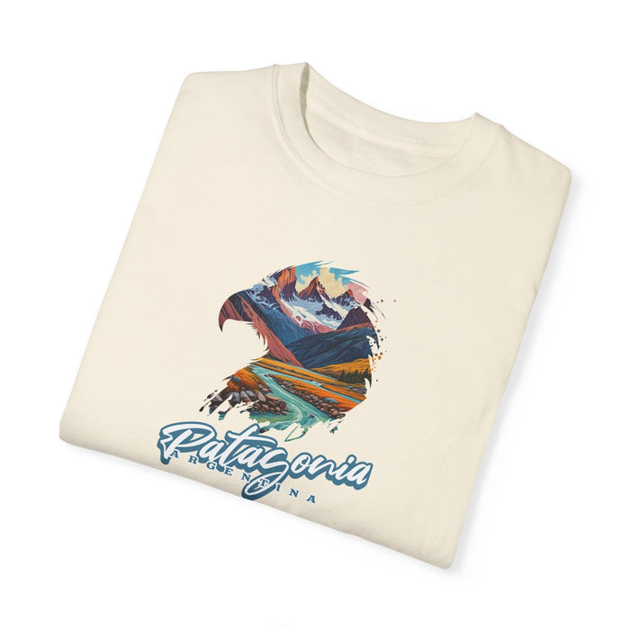 Printify T-Shirt Patagonia Mountains, Argentina T-Shirt Comfy Travel & Outdoor Adventure Tee