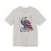 Printify T-Shirt PATRIOTIC USA Made in America 1776 Unisex Jersey Short Sleeve Tee 4th of July, Labor Day, Memorial Day