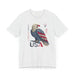 Printify T-Shirt PATRIOTIC USA Made in America 1776 Unisex Jersey Short Sleeve Tee 4th of July, Labor Day, Memorial Day