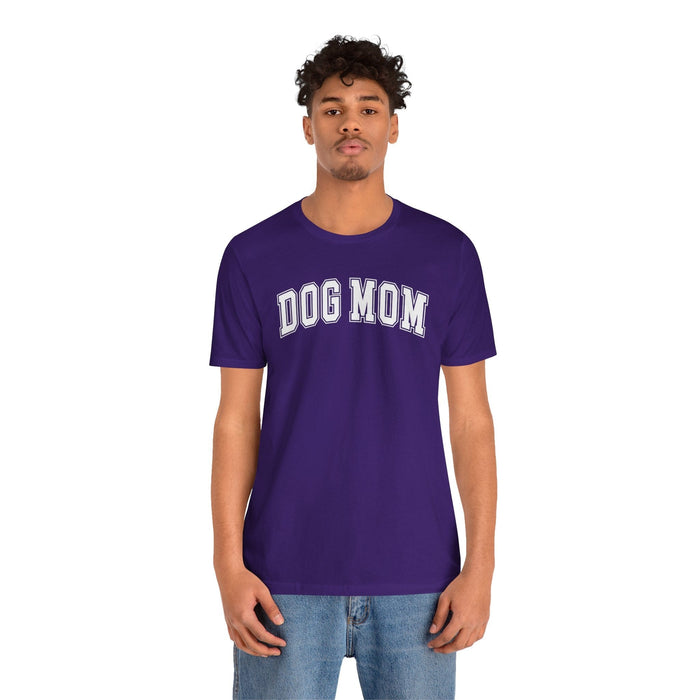 Printify T-Shirt Paw-some Dog Mom Regular Fit Tee - Love, Comfort, and Style In This Short Sleeve Tshirt