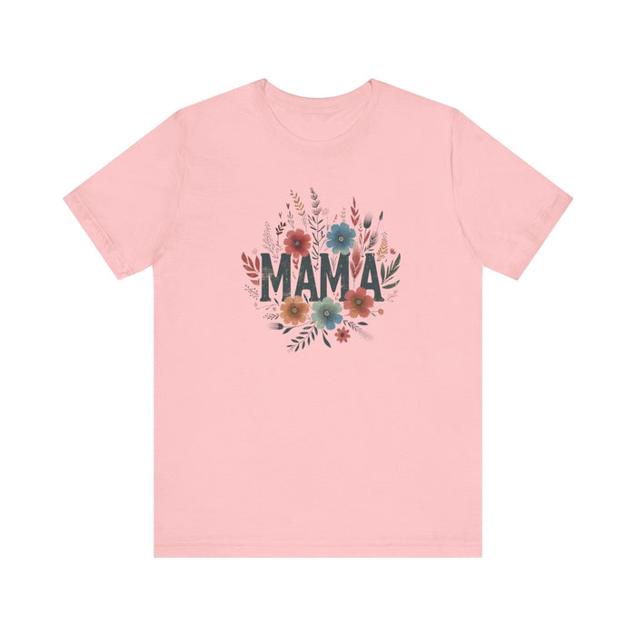 Printify T-Shirt Pink / S Boho Wildflower Mama: Embrace Nature in Style with our Comfy Tee!