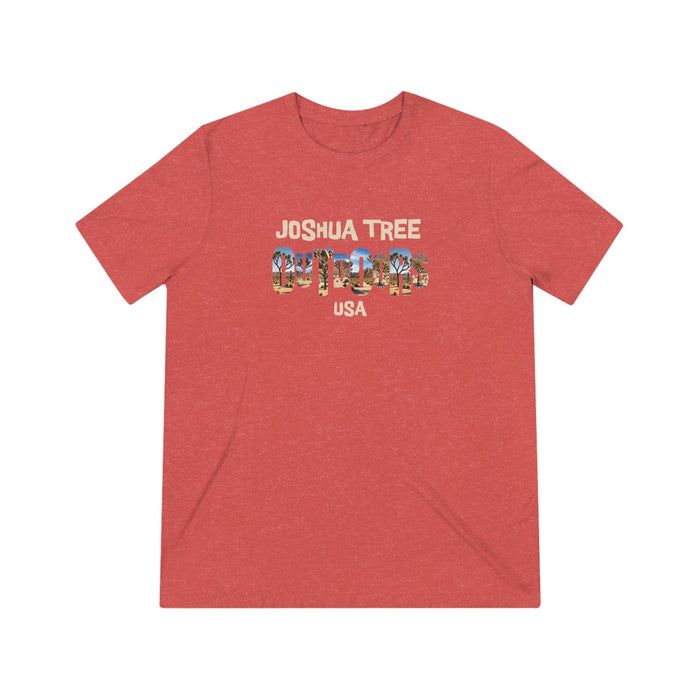 Printify T-Shirt Red TriBlend / XS Joshua Tree National Park T-Shirt  Comfortable Outdoor Adventure Tee