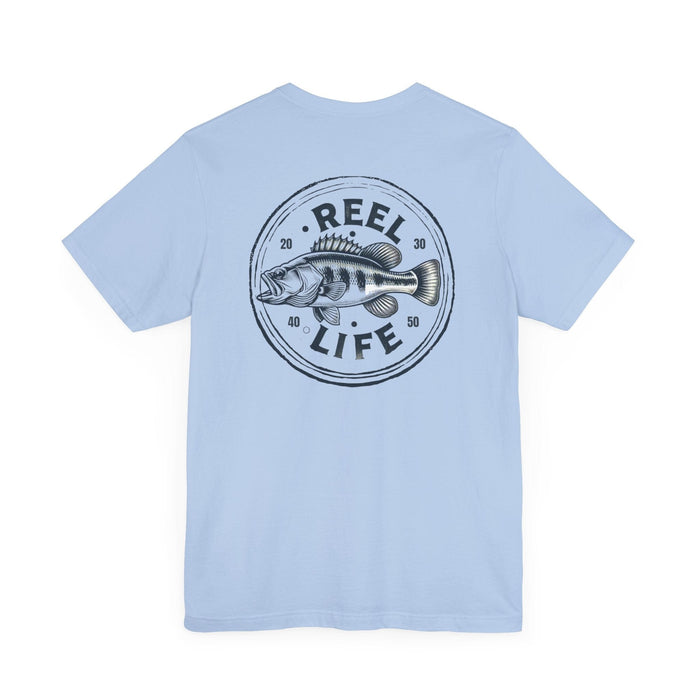 Printify T-Shirt Reel Life Fishing Tee: Cast Away in Comfort & Style! Great Gift Idea for Anyone who Loves Fishing