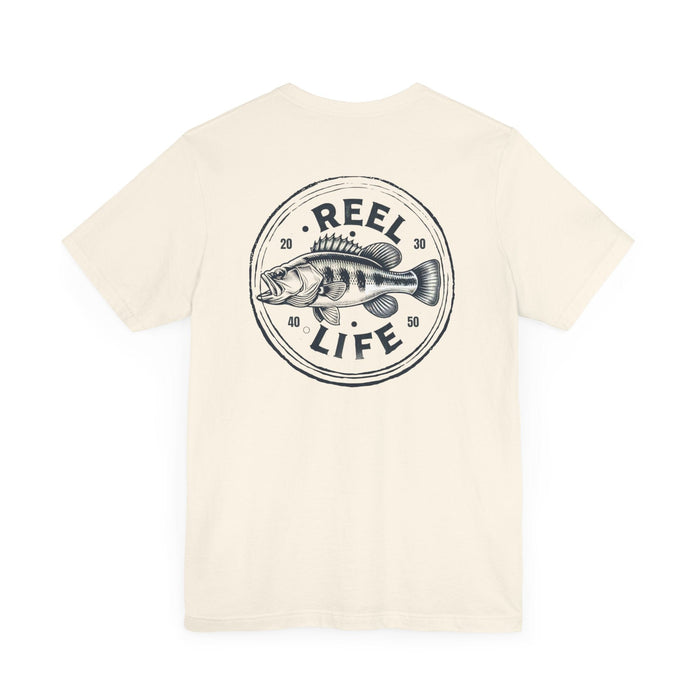 Printify T-Shirt Reel Life Fishing Tee: Cast Away in Comfort & Style! Great Gift Idea for Anyone who Loves Fishing