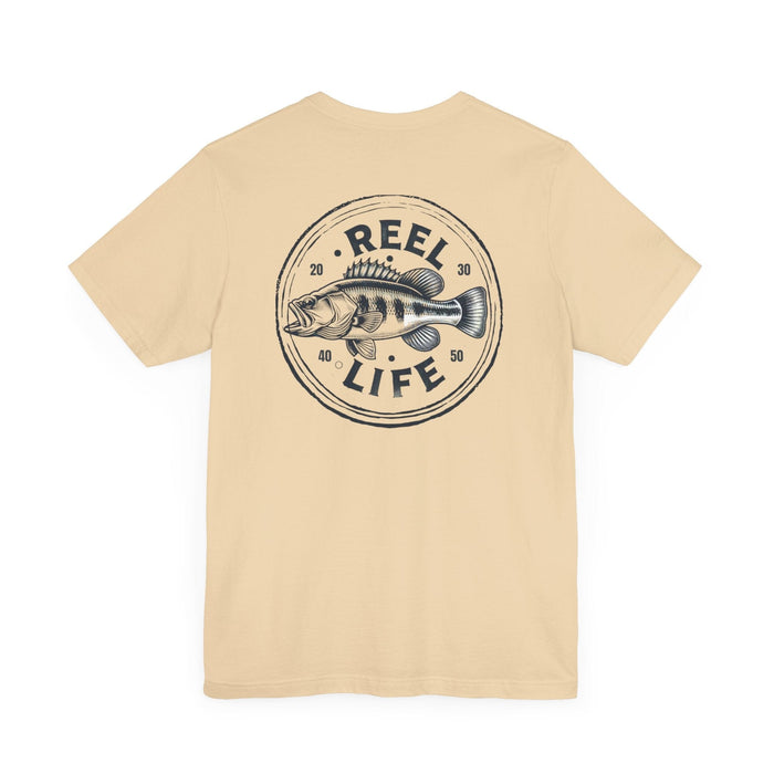 Printify T-Shirt Reel Life Fishing Tee: Cast Away in Comfort & Style! Great Gift Idea for Anyone who Loves Fishing