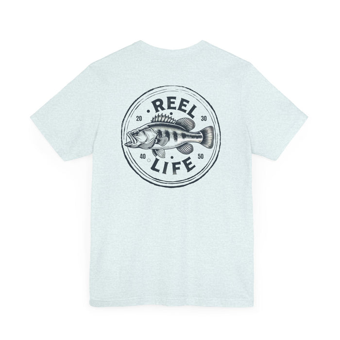 Printify T-Shirt Reel Life Fishing Tee: Cast Away in Comfort & Style! Great Gift Idea for Anyone who Loves Fishing