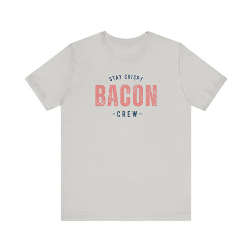 Printify T-Shirt Silver / S Join The Bacon Crew! Dive into Fun with Our Classic Tee! Bacon Lovers!