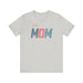 Printify T-Shirt Silver / S Retro MOM - Timeless Style for Modern Moms! Great Short Sleeve Cotton Crewneck Tshirt Makes a Great Mom Gift