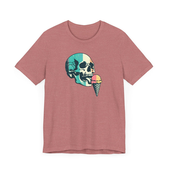 Printify T-Shirt Skull Tee: Embrace Cool Comfort and Style with This Crewneck Tshirt Makes a Great Gift