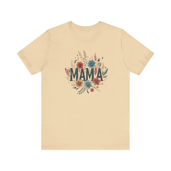 Printify T-Shirt Soft Cream / S Boho Wildflower Mama: Embrace Nature in Style with our Comfy Tee!