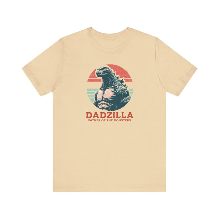 Printify T-Shirt Soft Cream / S Dadzilla Tee: Unleash the Legend! Father of The Monsters Great Gift Idea, Dad Gift, Fathers Day Gift, PAPA Gift, Brother Gift, Husband Gift