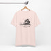 Printify T-Shirt Soft Pink / XS By the Shore Cabin Tee Tranquil Waterfront Design Tshirt