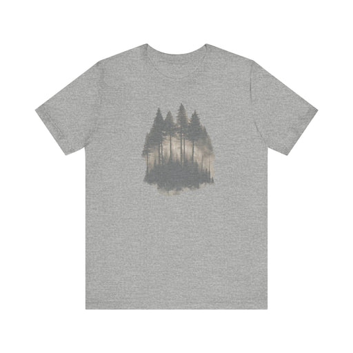 Printify T-Shirt Spirit of the Forest Unisex Jersey Tee Great Gift Husband Gift Wife Gift, Camping, Hiking, Boyfriend Gift, Girlfriend Gift, Camping Shirt