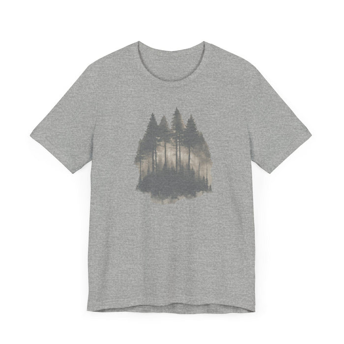 Printify T-Shirt Spirit of the Forest Unisex Jersey Tee Great Gift Husband Gift Wife Gift, Camping, Hiking, Boyfriend Gift, Girlfriend Gift, Camping Shirt