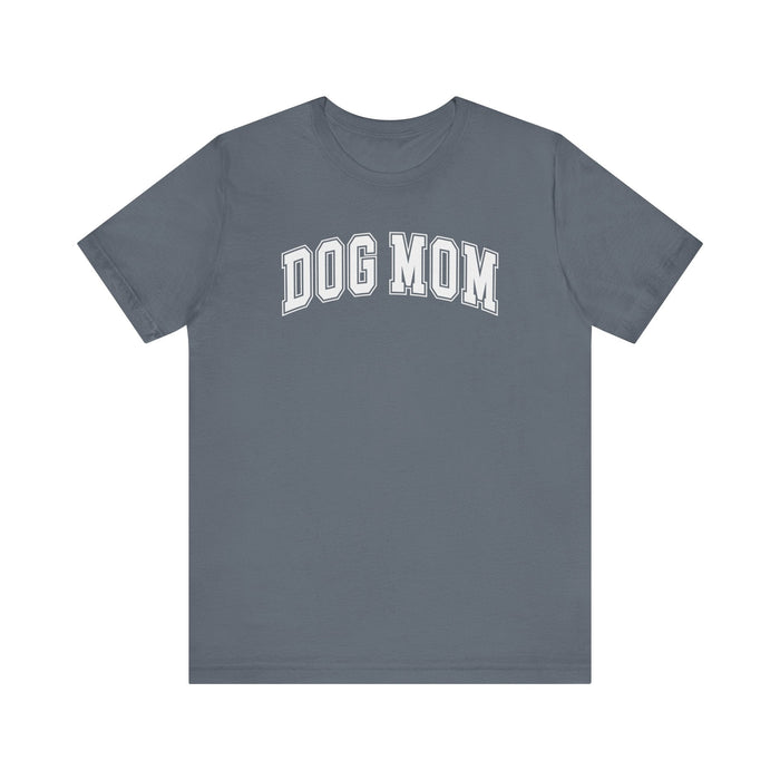 Printify T-Shirt Steel Blue / S Paw-some Dog Mom Regular Fit Tee - Love, Comfort, and Style In This Short Sleeve Tshirt