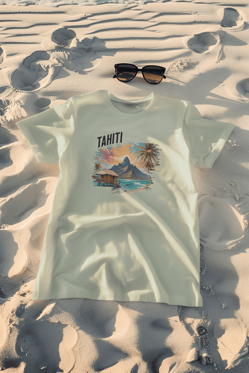 Printify T-Shirt Tahiti Vacation T-Shirt Embrace Island Vibes