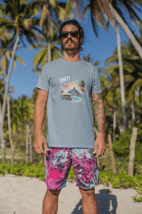 Printify T-Shirt Tahiti Vacation T-Shirt  Embrace Island Vibes  Description