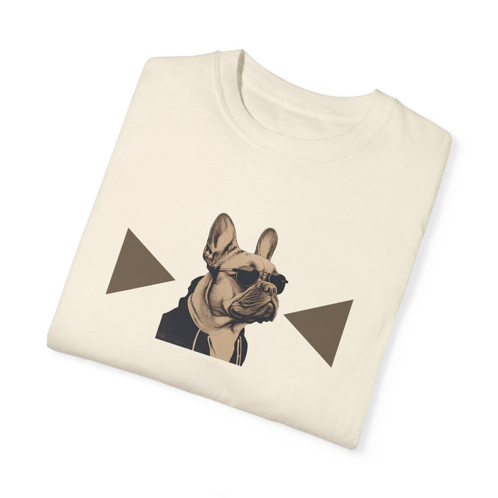 Printify T-Shirt The Charm of the French Bulldog Comfort Colors 1717 T-Shirt Dog Lovers Great Gift Idea Trendy Tees Short Sleeve Graphic Tshirt