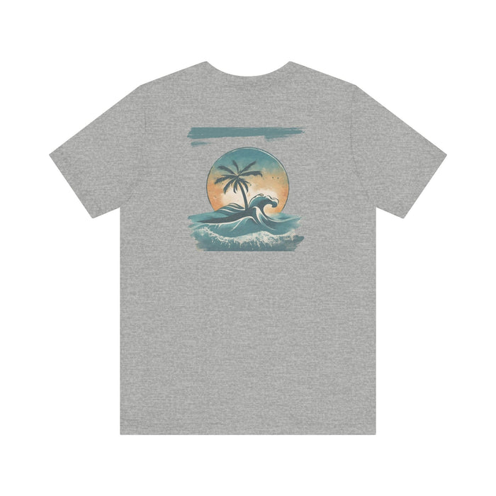 Printify T-Shirt Tropical Oasis Paradise Tee - Perfect Gift! Boyfriend Gift, Girlfriend Gift, Husband Gift, Wife Gift, Beach Shirt, Vacation Tshirt