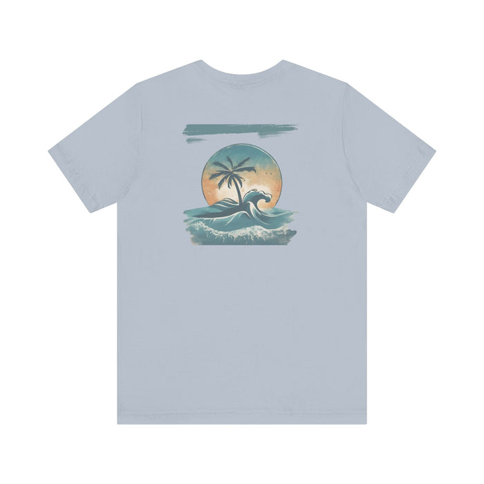 Printify T-Shirt Tropical Oasis Paradise Tee - Perfect Gift! Boyfriend Gift, Girlfriend Gift, Husband Gift, Wife Gift, Beach Shirt, Vacation Tshirt