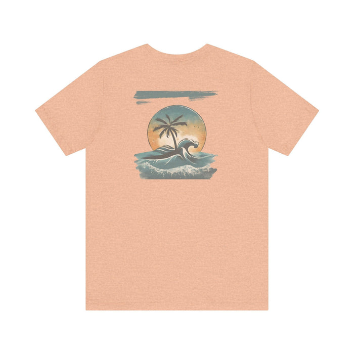 Printify T-Shirt Tropical Oasis Paradise Tee - Perfect Gift! Boyfriend Gift, Girlfriend Gift, Husband Gift, Wife Gift, Beach Shirt, Vacation Tshirt