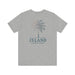 Printify T-Shirt Vacation Vibes: Unisex Island State of Mind Palm Tree Graphic Tee Great Gift Idea